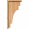 Ekena Millwork Mediterranean Smooth Corbel w/Backplate, Western Red Cedar, 5 1/2"W x 12"D x 24"H COR06X12X24MED01SWR - alternate 3